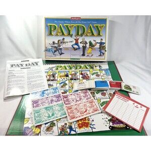 Payday Vintage 1994 Board Game Waddingtons Hasbro Complete
